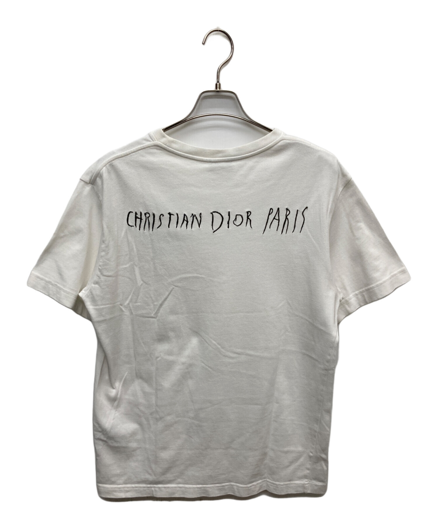 中古・古着通販】DIOR (ディオール) ロゴ刺繍Tシャツ/943J602E0554