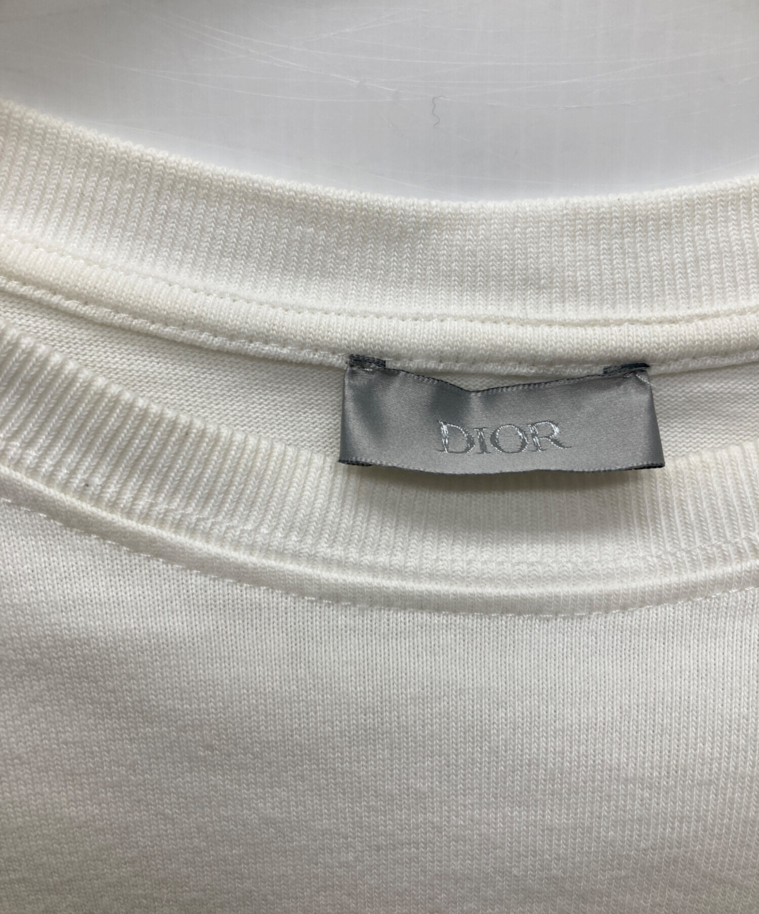 中古・古着通販】DIOR (ディオール) ロゴ刺繍Tシャツ/943J602E0554 