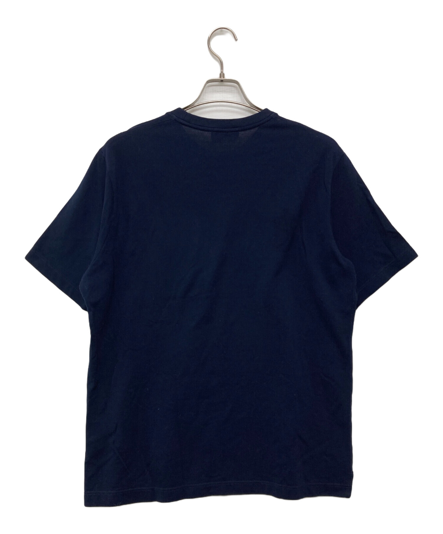 中古・古着通販】HERMES (エルメス) 鹿の子ポケットTシャツ ネイビー