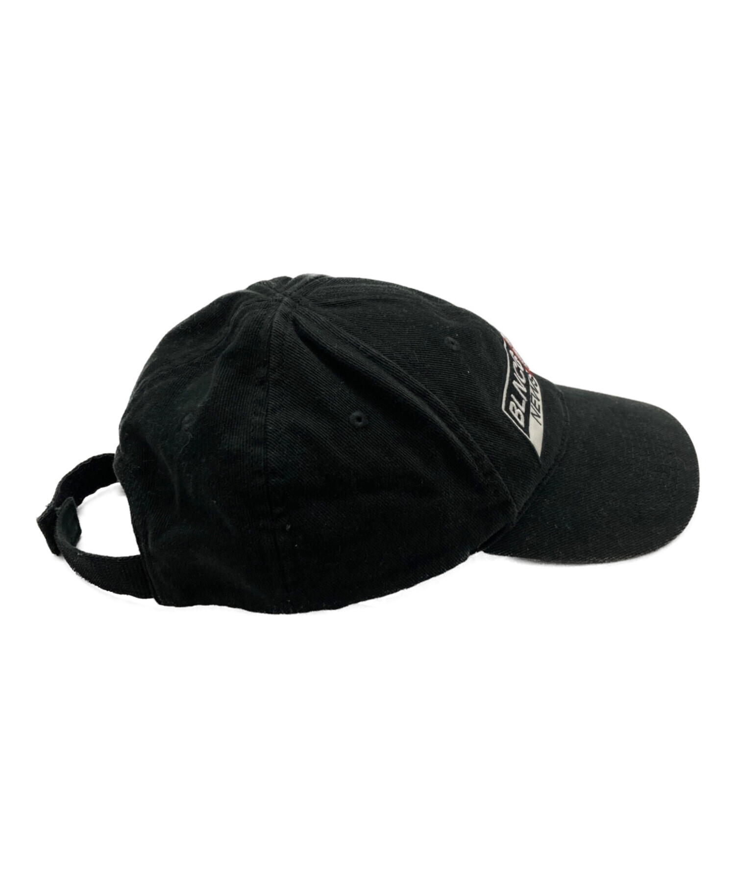 中古・古着通販】BALENCIAGA (バレンシアガ) BLNCG NEWS 24/7 キャップ