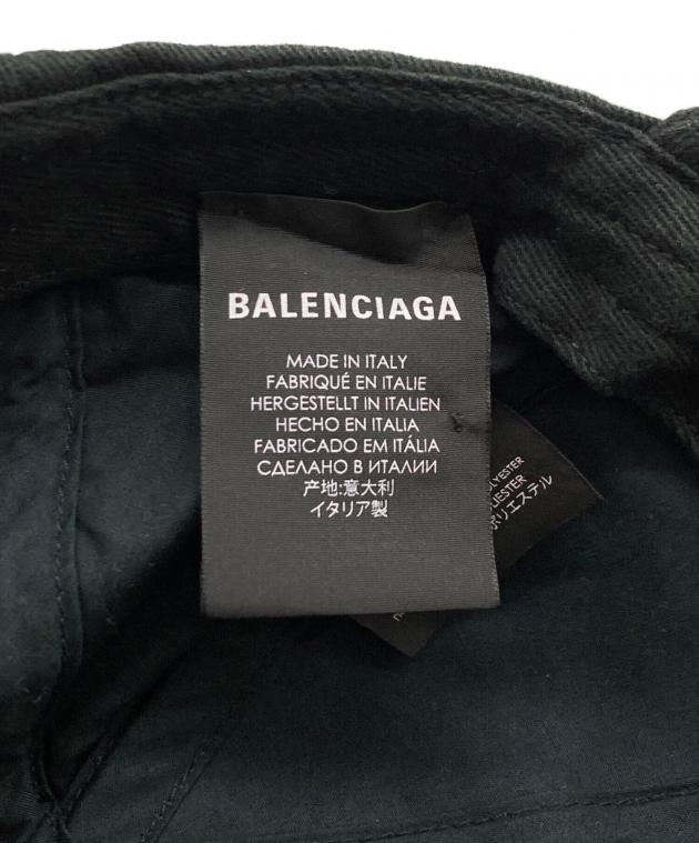 【本日24時まで値下げ】BALENCIAGA 中古・古着通販】BALENCIAGA (バレンシアガ) BLNCG NEWS 24/7 キャップ