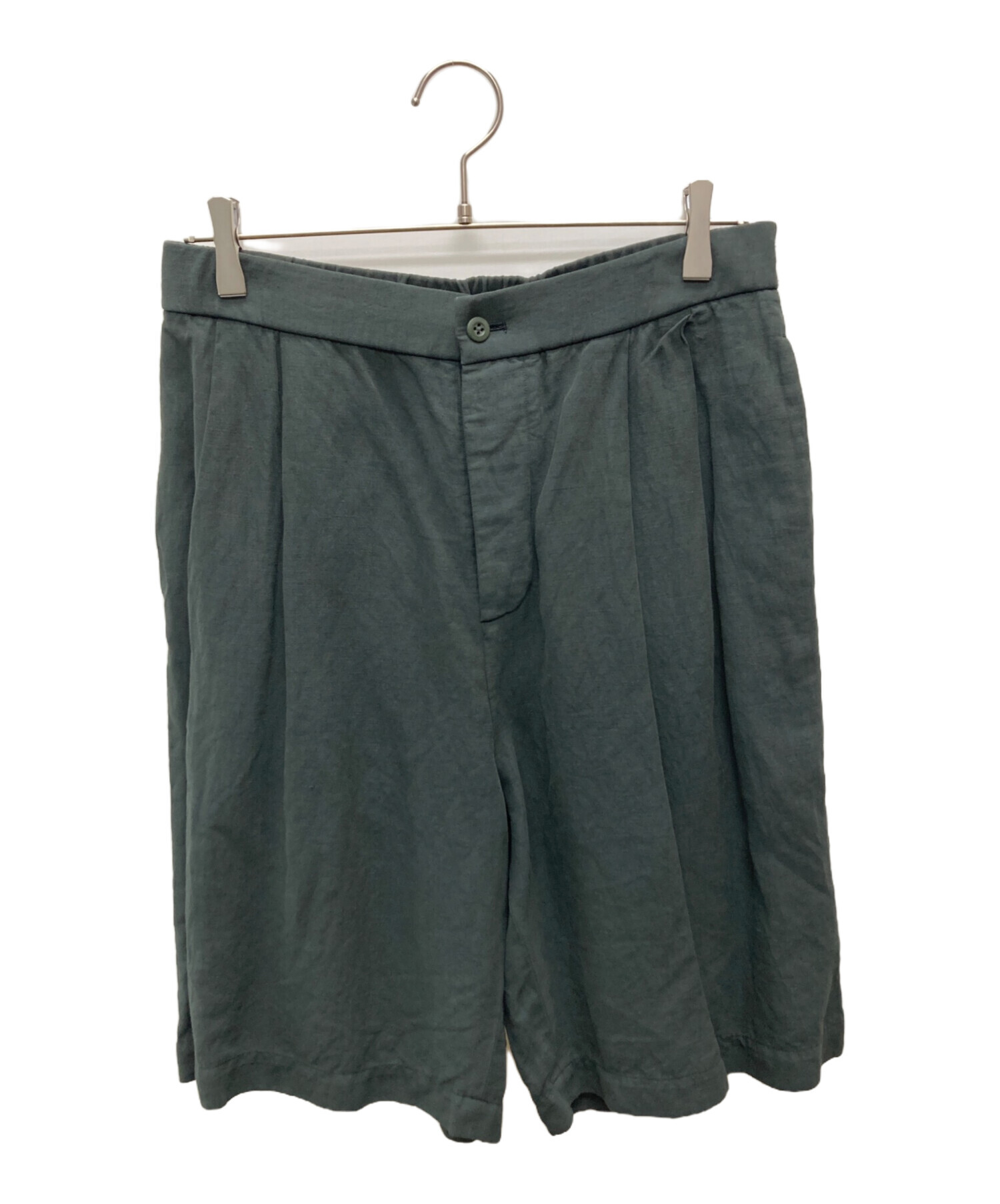 中古・古着通販】ATON (エイトン) COTTON LINEN VOILE EASY SHORTS