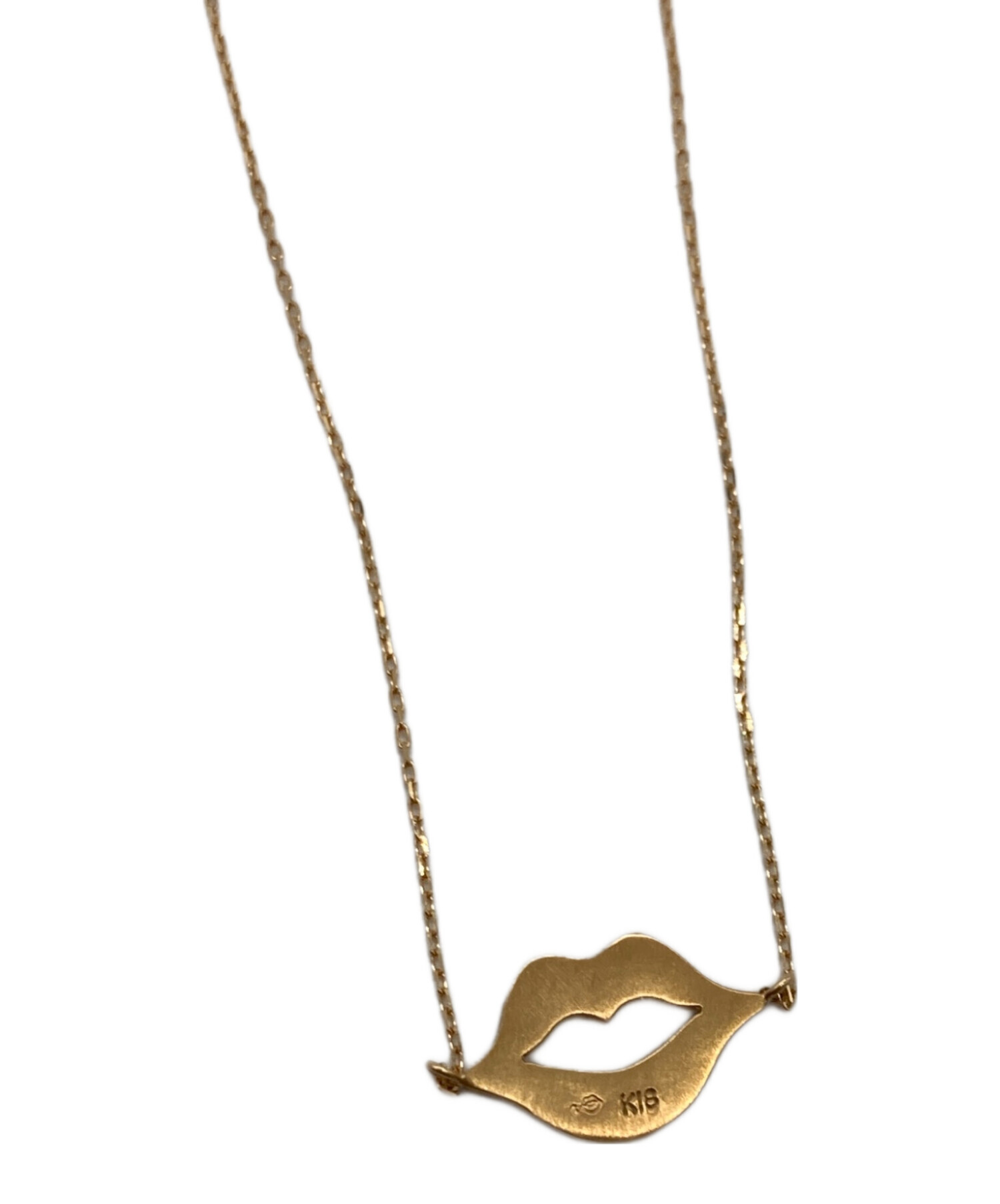 中古・古着通販】talkative (トーカティブ) MOUTH/Necklace ゴールド