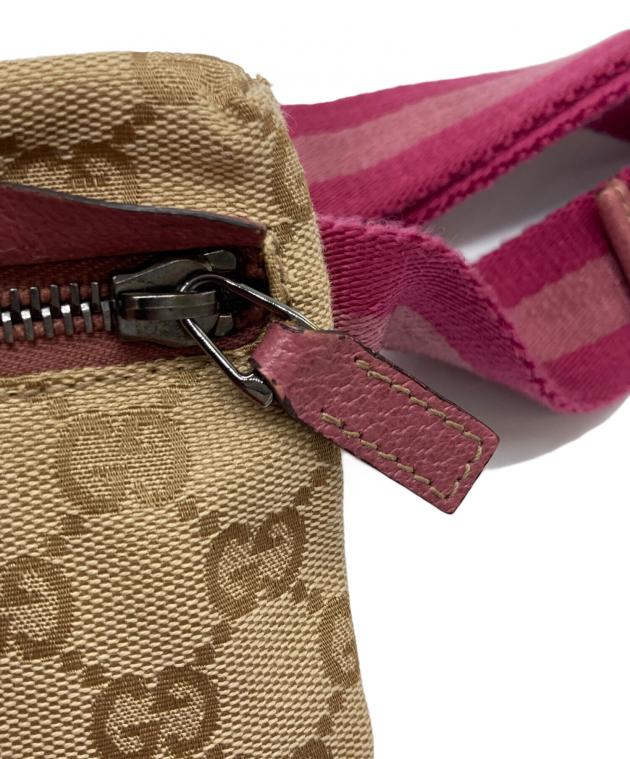 中古・古着通販】GUCCI (グッチ) GGキャンバスウエストバッグ/162962