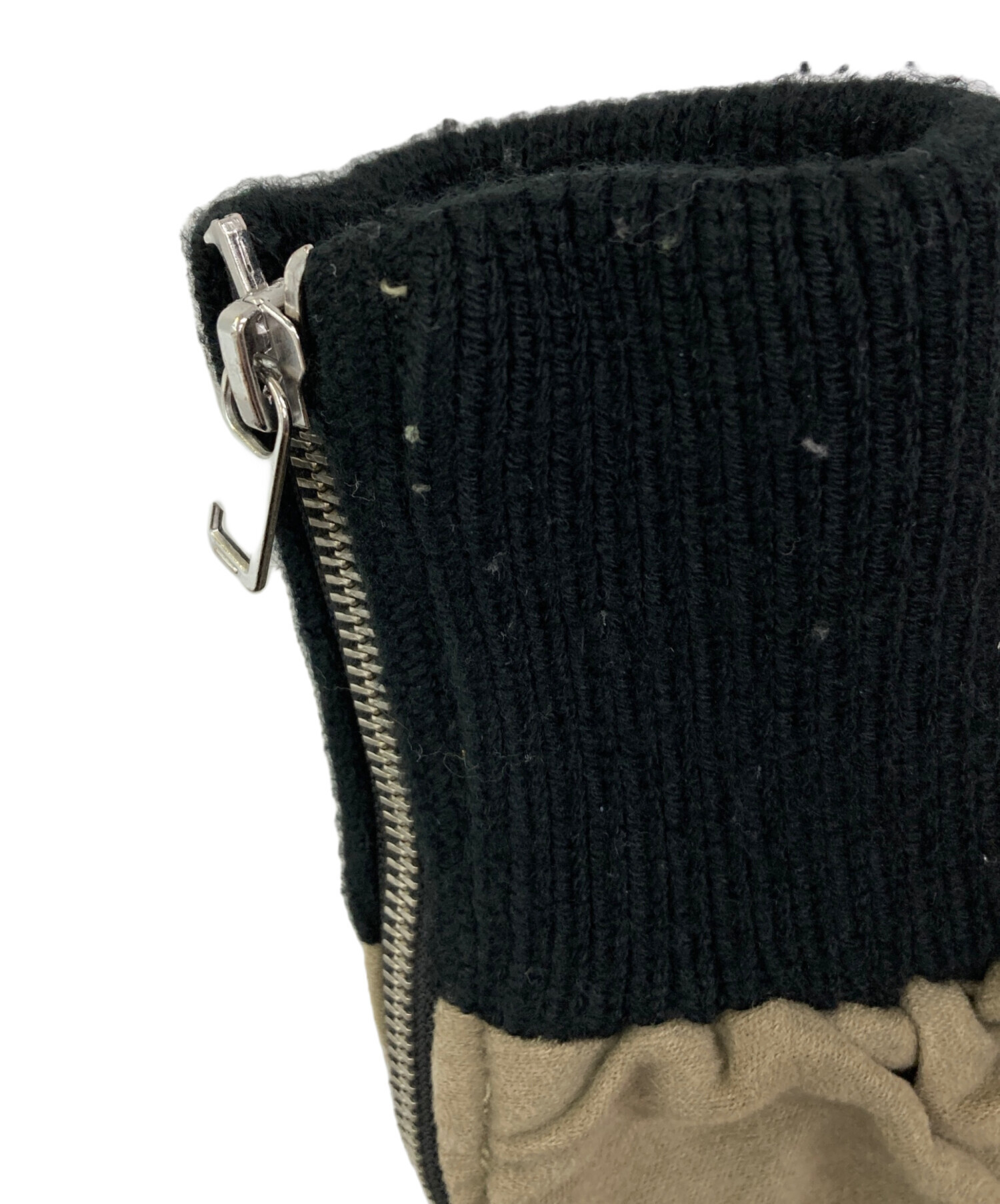 中古・古着通販】DIESEL (ディーゼル) Zip Design Crop Blouson カーキ