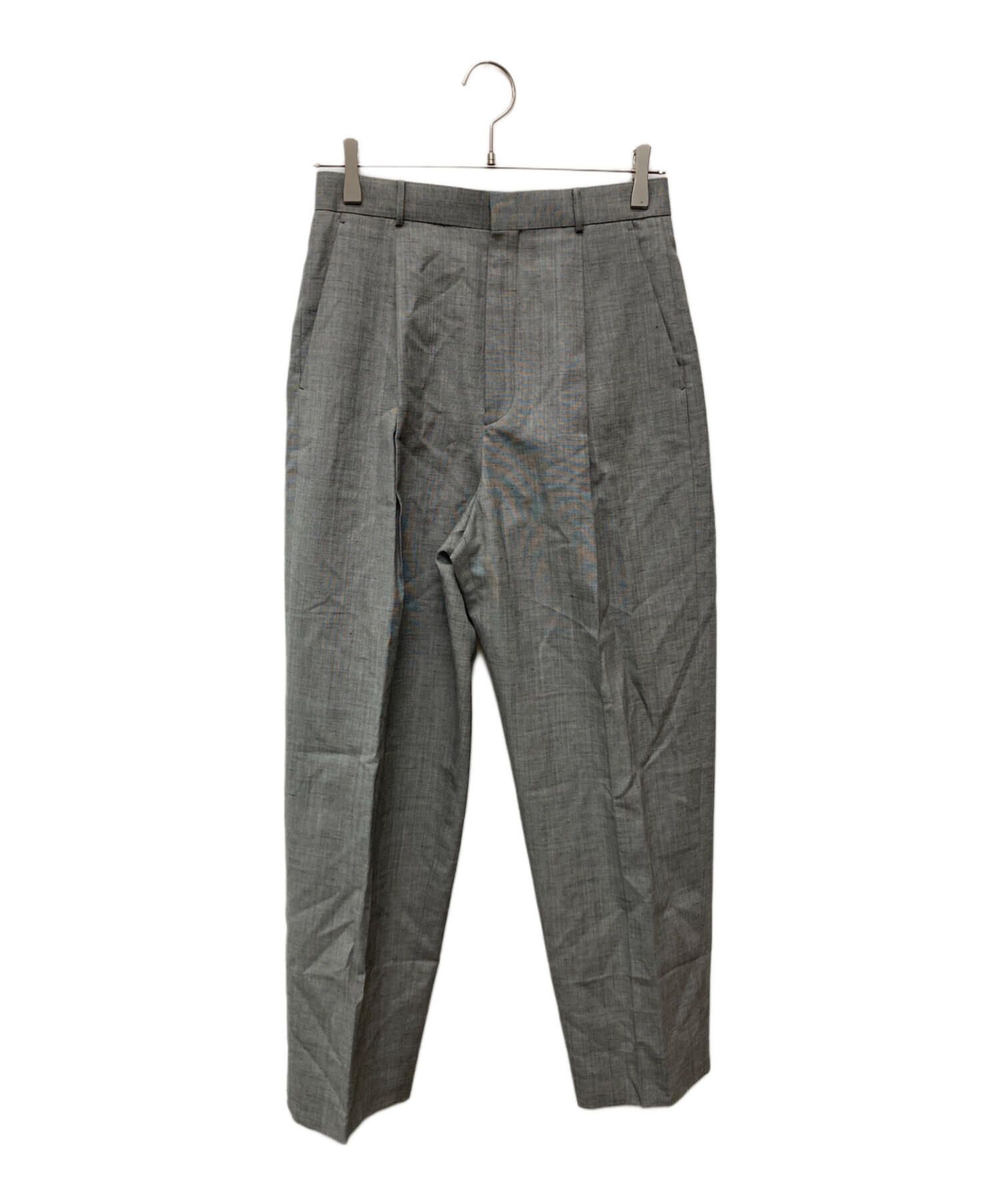 中古・古着通販】ATON (エイトン) WOOL TROPICAL LOOSE FIT PANTS/PR