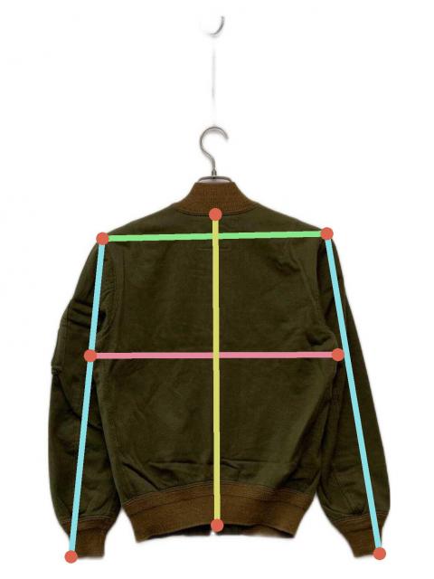 中古・古着通販】RRL (ダブルアールエル) ヘリンボーンMA-1ジャケット