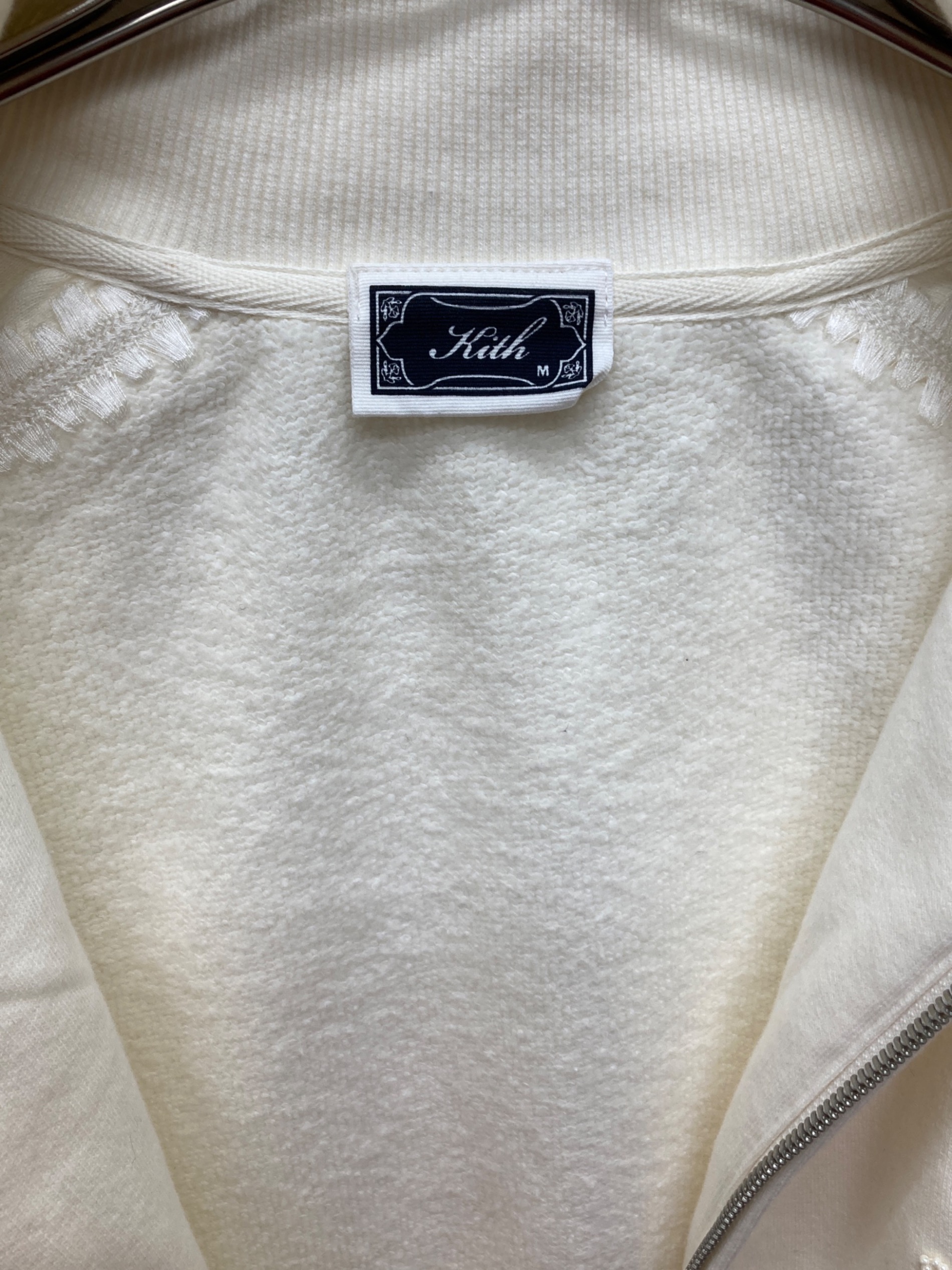 中古・古着通販】KITH (キス) コットントラックジャケット アイボリー