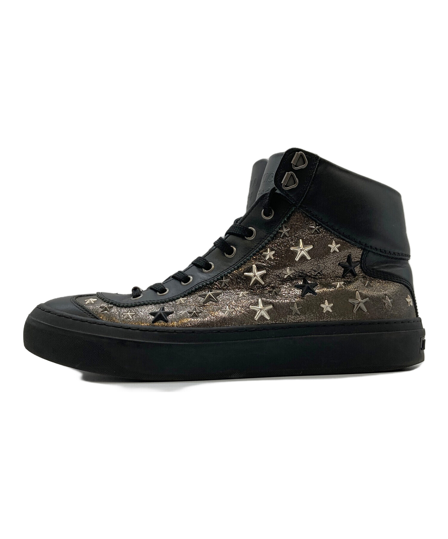 中古・古着通販】JIMMY CHOO (ジミーチュウ) スタッズハイカット
