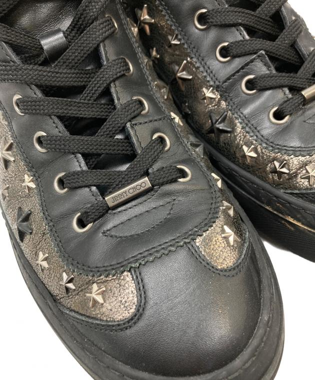中古・古着通販】JIMMY CHOO (ジミーチュウ) スタッズハイカット