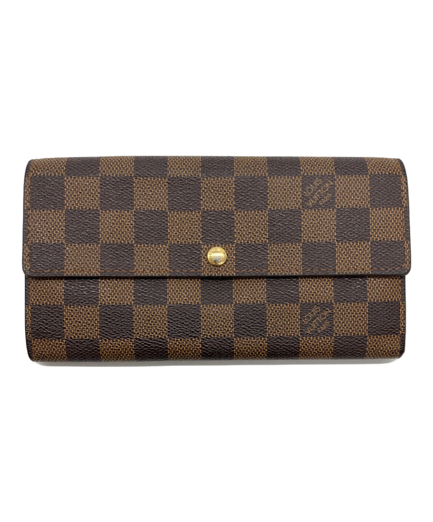 Louis Vuitton 二つ折り財布 ブラウン　ノベルティ 中古・古着通販】LOUIS VUITTON (ルイ ヴィトン) 財布/N61734 ブラウン