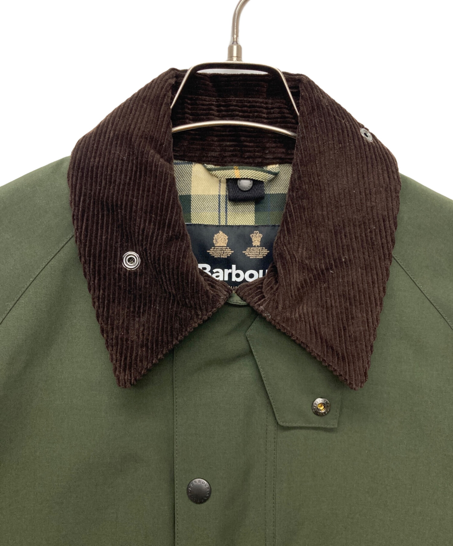 Barbour×TRIUMPH オリーブグリーンジャケット 中古・古着通販】Barbour (バブアー) ビューフォート2レイヤーブルゾン