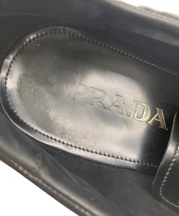 中古・古着通販】PRADA (プラダ) スタッズウィングチップシューズ