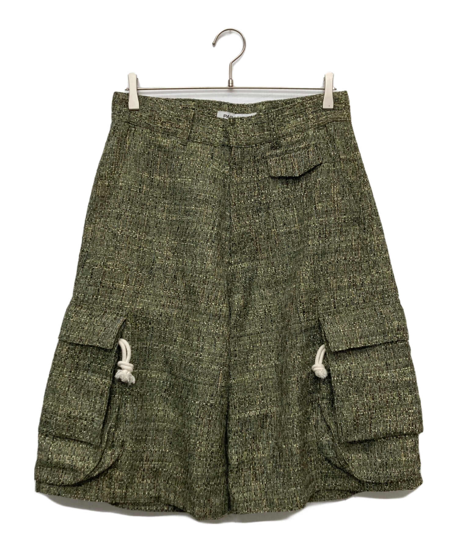 中古・古着通販】PARANOID (パラノイド) Tweed Purse Cargo Shorts 中古・古着通販】PARANOID (パラノイド) Tweed Purse Cargo Shorts