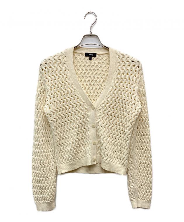 中古・古着通販】theory (セオリー) Rounded Cotton Cable Cardigan