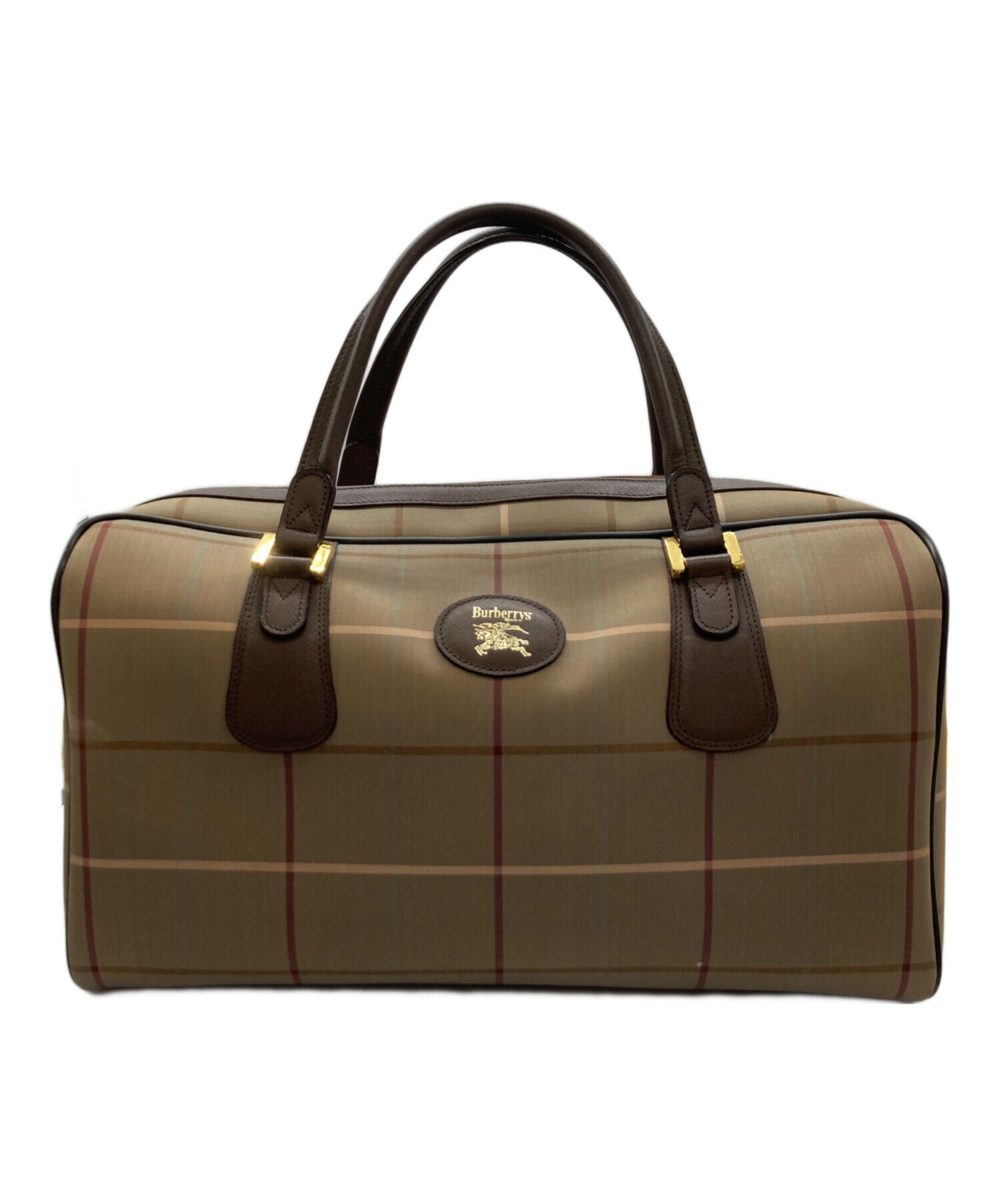 大容量 OLD BURBERRYS 90's 大容量 ボストンバック 玉虫 中古・古着通販】Burberry's (バーバリー) ボストンバッグ ベージュ