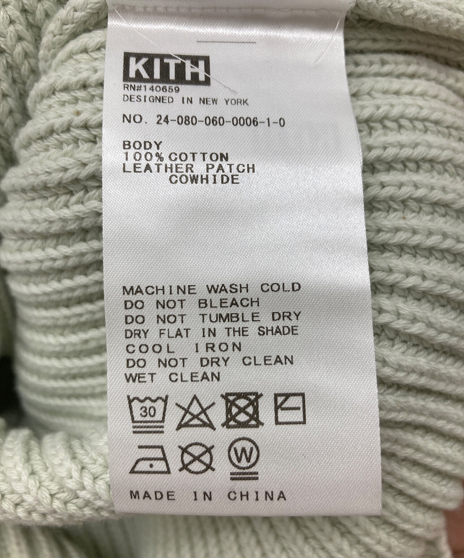 中古・古着通販】KITH (キス) Garment Dyed Meyer Knit Crew neck