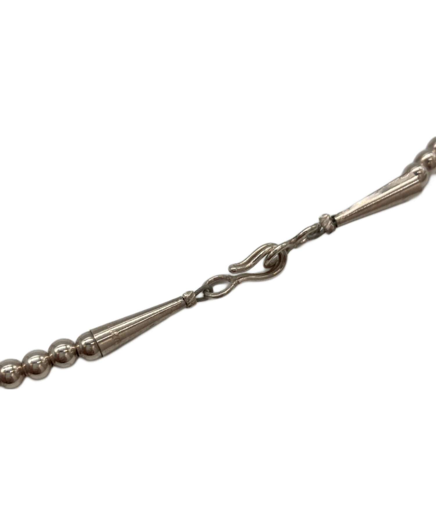 中古・古着通販】HARPO (ハルポ) ROUND BEADS NECKLACE シルバー