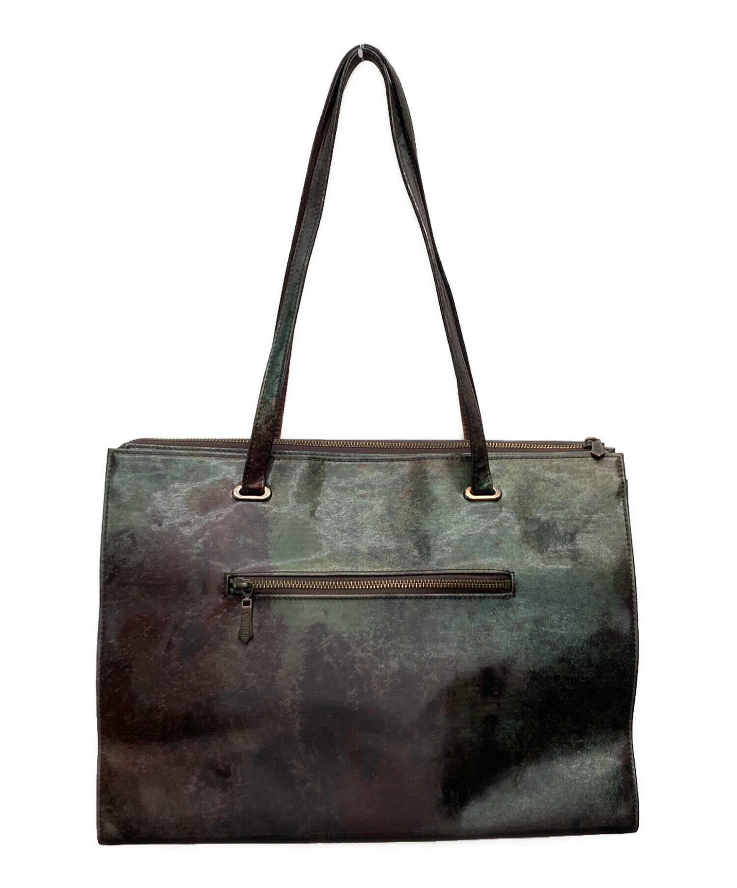 JEAN PAUL GAULTIER ダークグリーン トートバッグ 中古・古着通販】Jean Paul GAULTIER (ジャンポールゴルチェ) サイバー