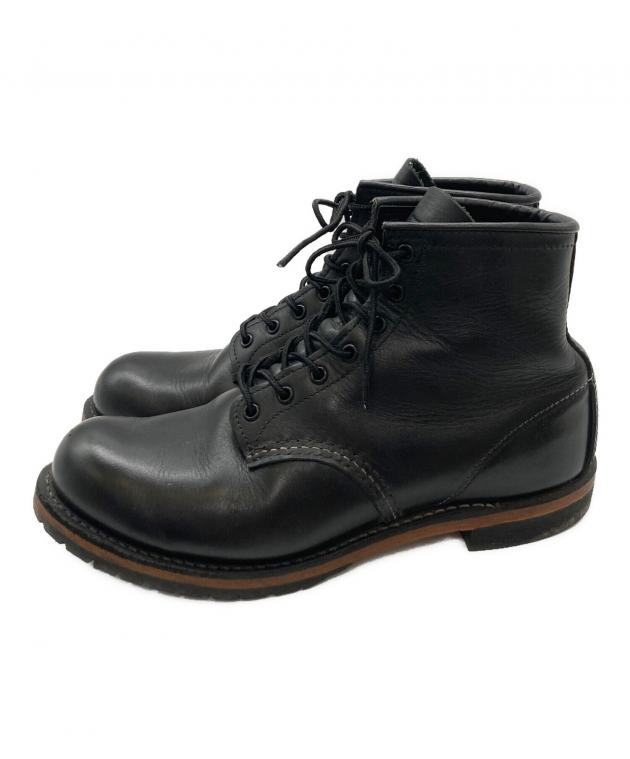 【極美品】RED WING 9014 ベックマン ブラック ヴィンテージ 廃盤 中古・古着通販】RED WING (レッドウィング) ベックマンブーツ/9014