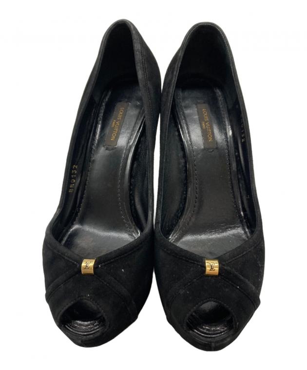【正規品】ルイヴィトン ヒールパンプス オープントゥ　37サイズ 中古・古着通販】LOUIS VUITTON (ルイ ヴィトン) オープントゥー