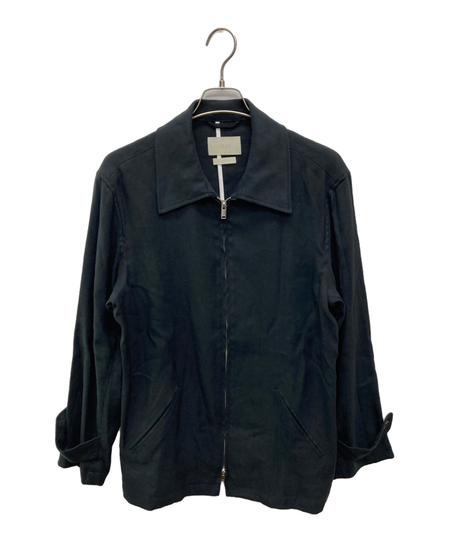 中古・古着通販】YOKE (ヨーク) LINEN ACETATE ZIP BLOUSON