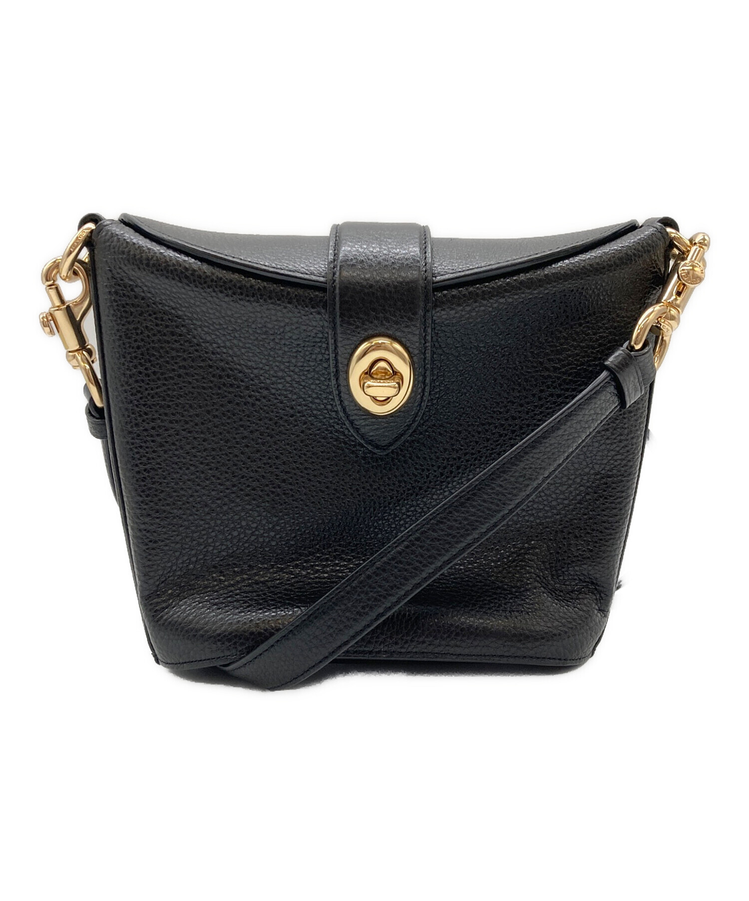 中古・古着通販】COACH (コーチ) ショルダーバッグ/C2814 ブラック 