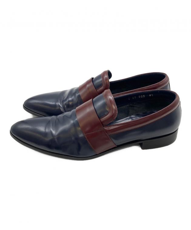中古・古着通販】PRADA (プラダ) レザーシューズ/2 DG 025 ネイビー