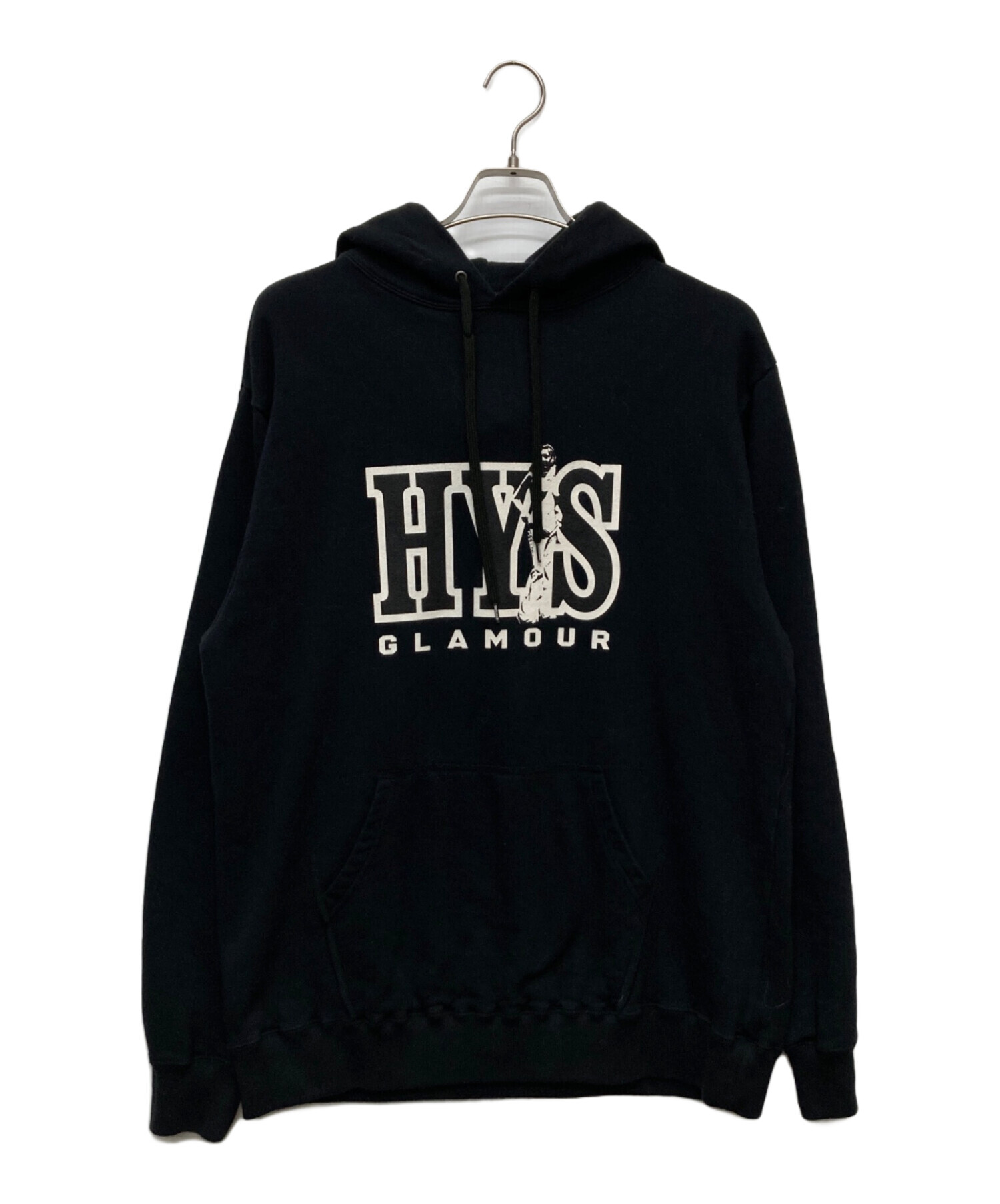 美品 HYSTERIC GLAMOUR ジップパーカー Hey HYS 黒 L 中古・古着通販】Hysteric Glamour (ヒステリックグラマー) HYS