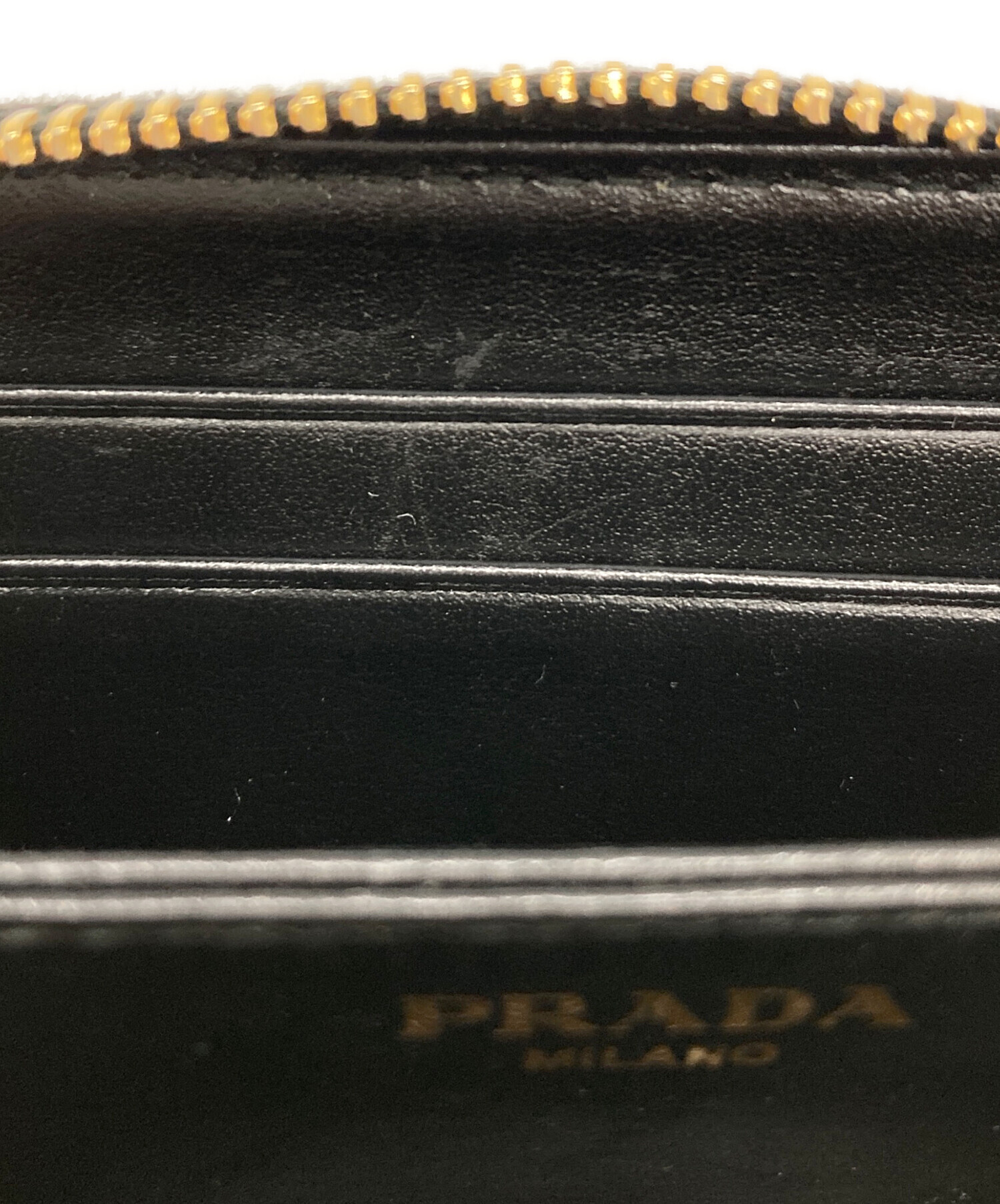 中古・古着通販】PRADA (プラダ) カードケース/1MM268 ブラック
