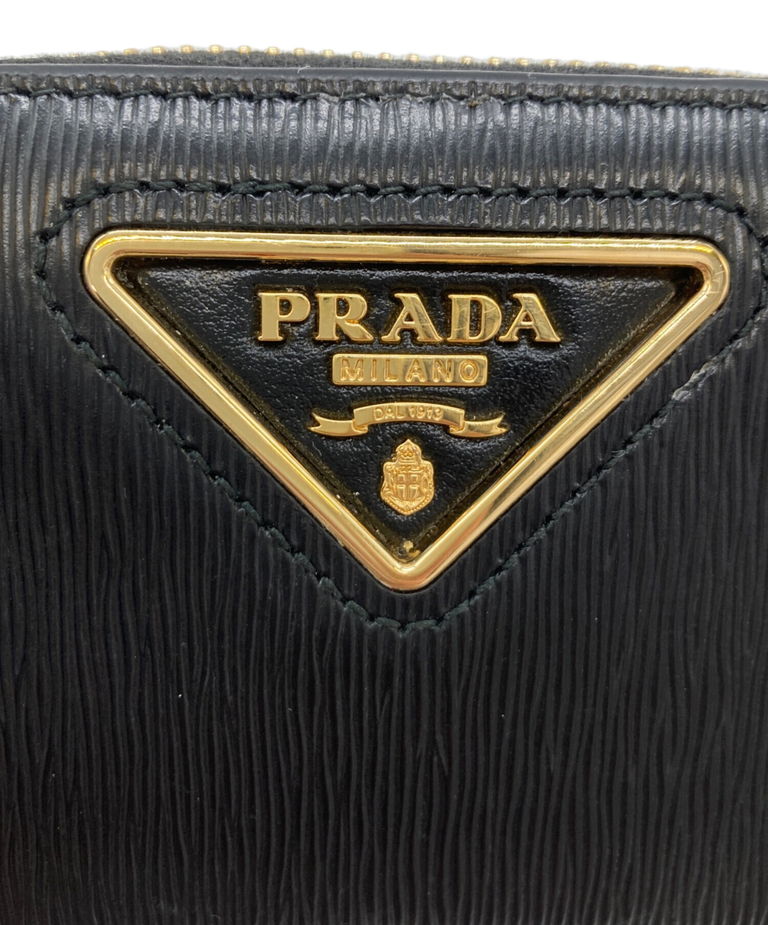 土日(週末1000円割引) PRADA ケース 中古・古着通販】PRADA (プラダ) カードケース/1MM268 ブラック