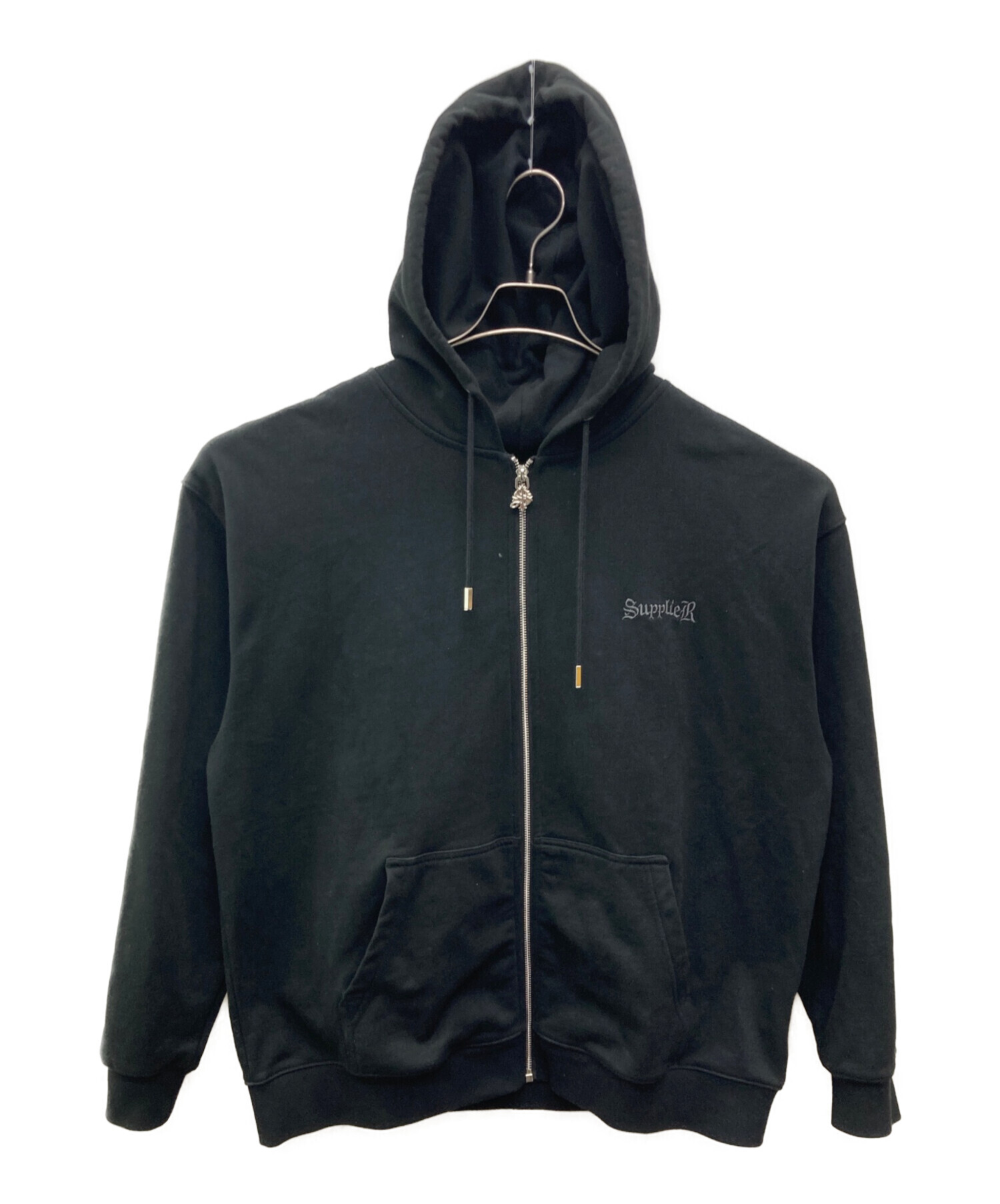 CROSSFAITH フーディ X-LARGE ブラック 中古・古着通販】SUPPLIER (サプライヤー) Cross Hoodie ブラック
