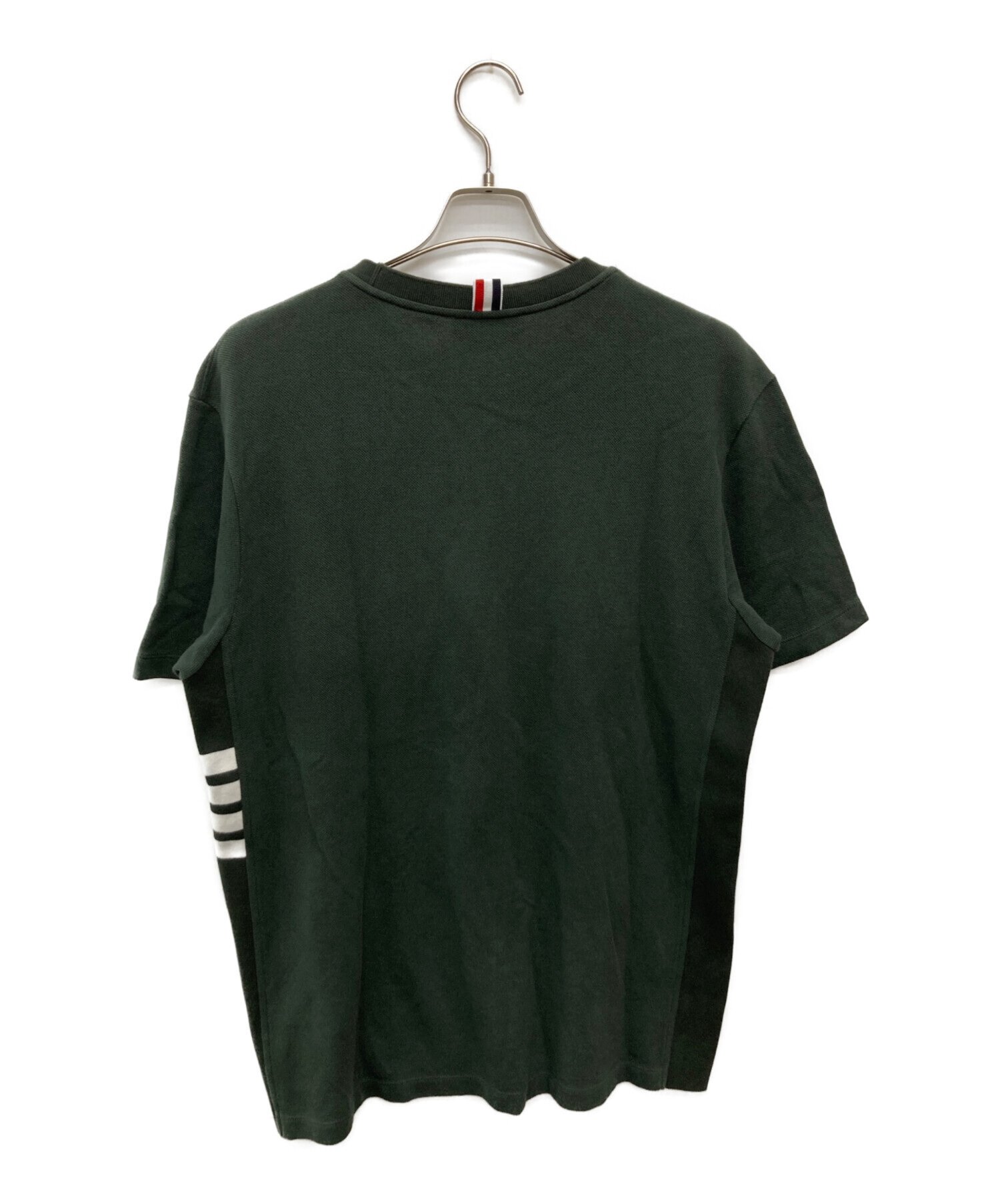 中古・古着通販】Thom Browne (トムブラウン) ラインデザインTシャツ 