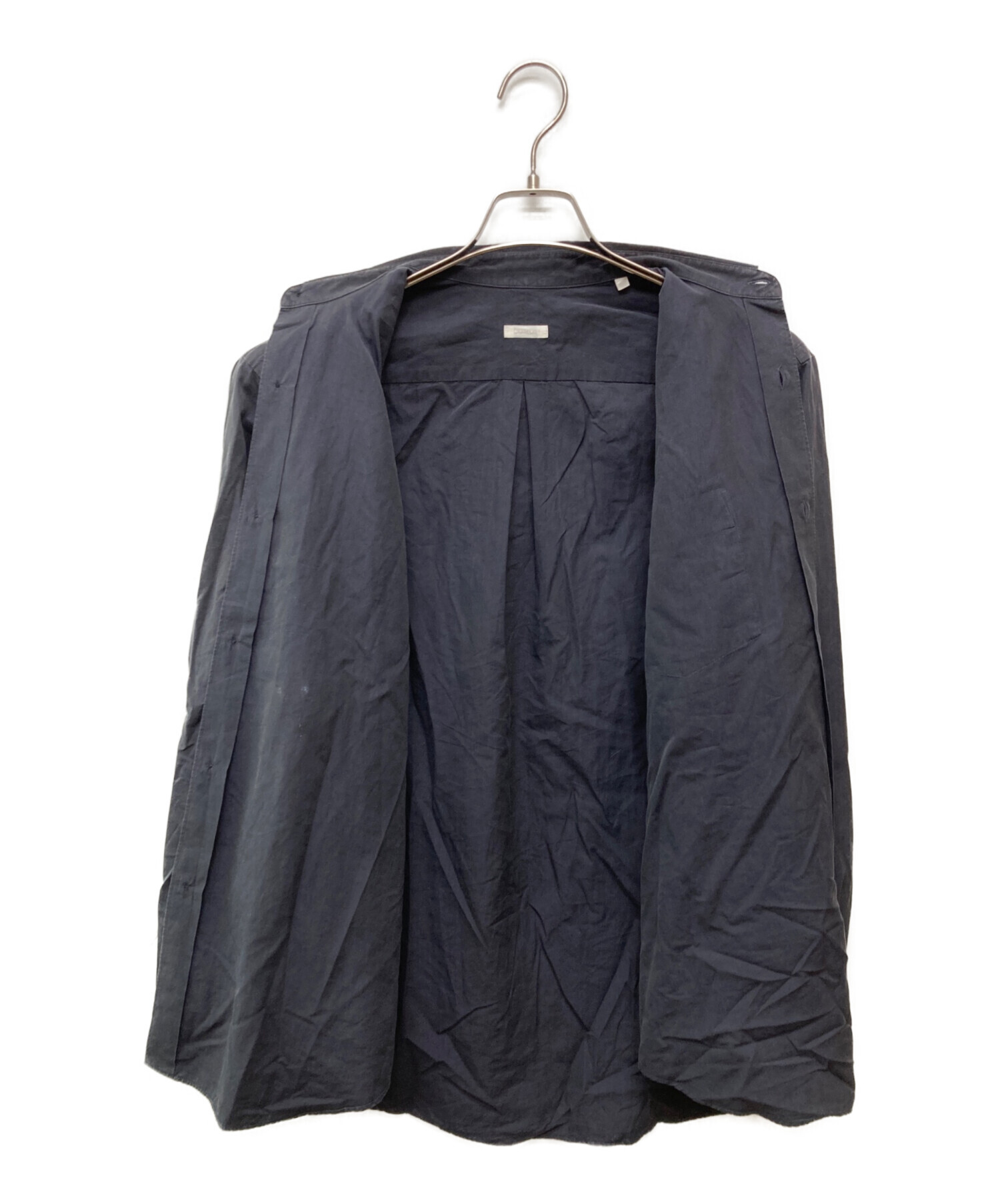 中古・古着通販】COMOLI (コモリ) コモリシャツ ネイビー サイズ:1