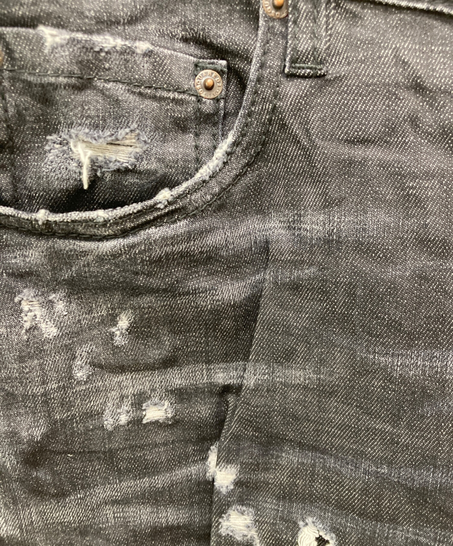 中古・古着通販】DSQUARED2 (ディースクエアード) Tidy Biker/ダメージ