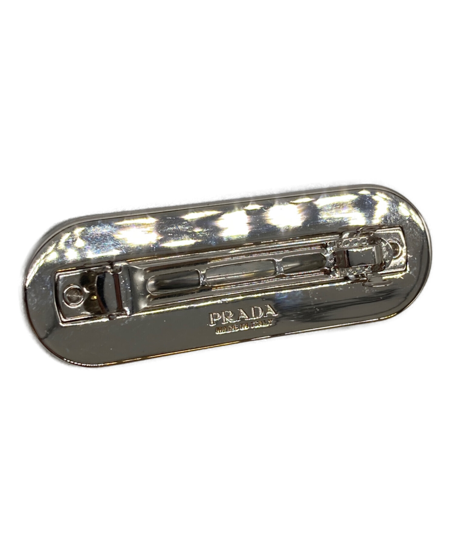 中古・古着通販】PRADA (プラダ) バレッタ ホワイト｜ブランド・古着