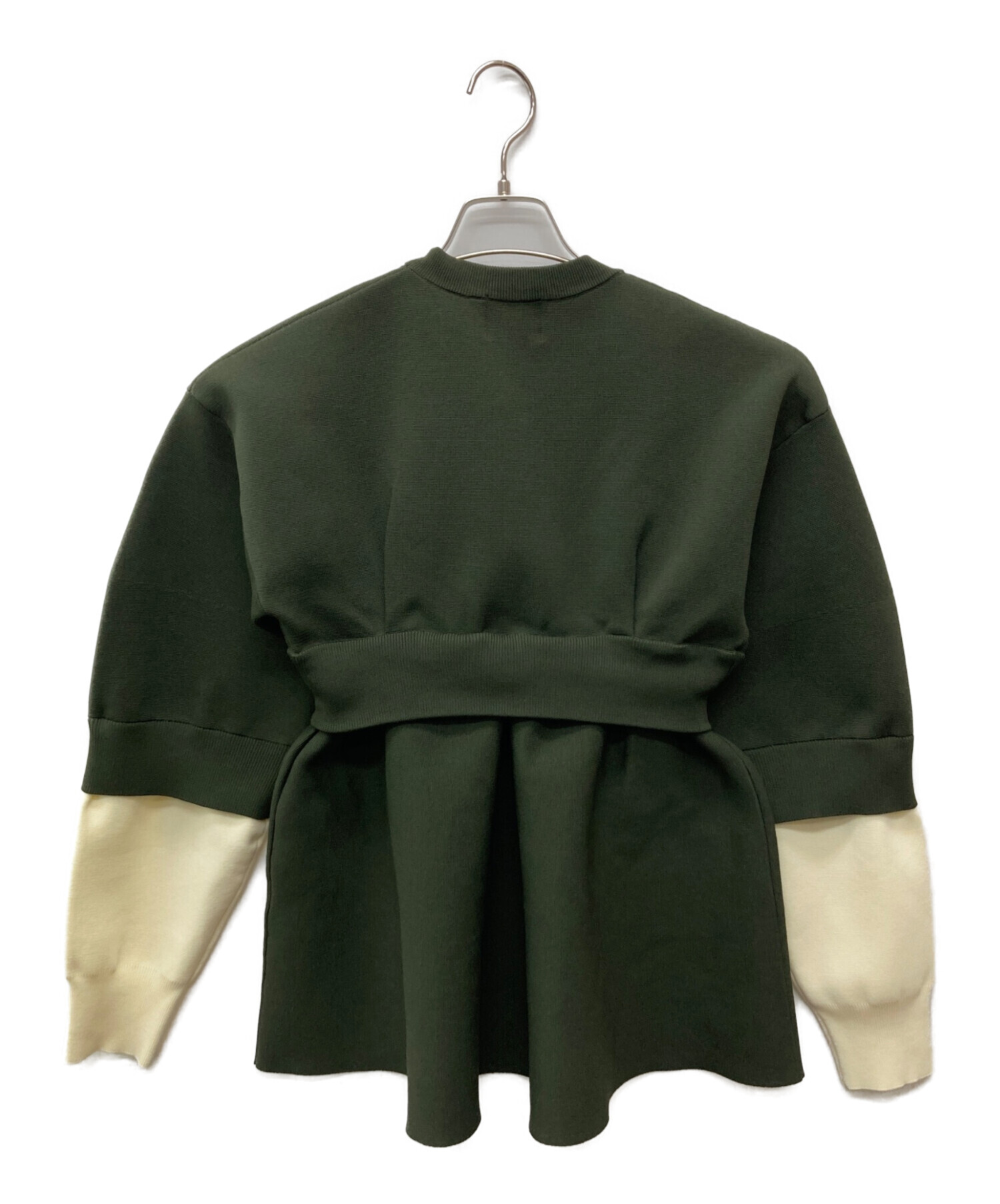 中古・古着通販】OMMO (オーエムエムオー) LAYERED FLARE KNIT TOP 