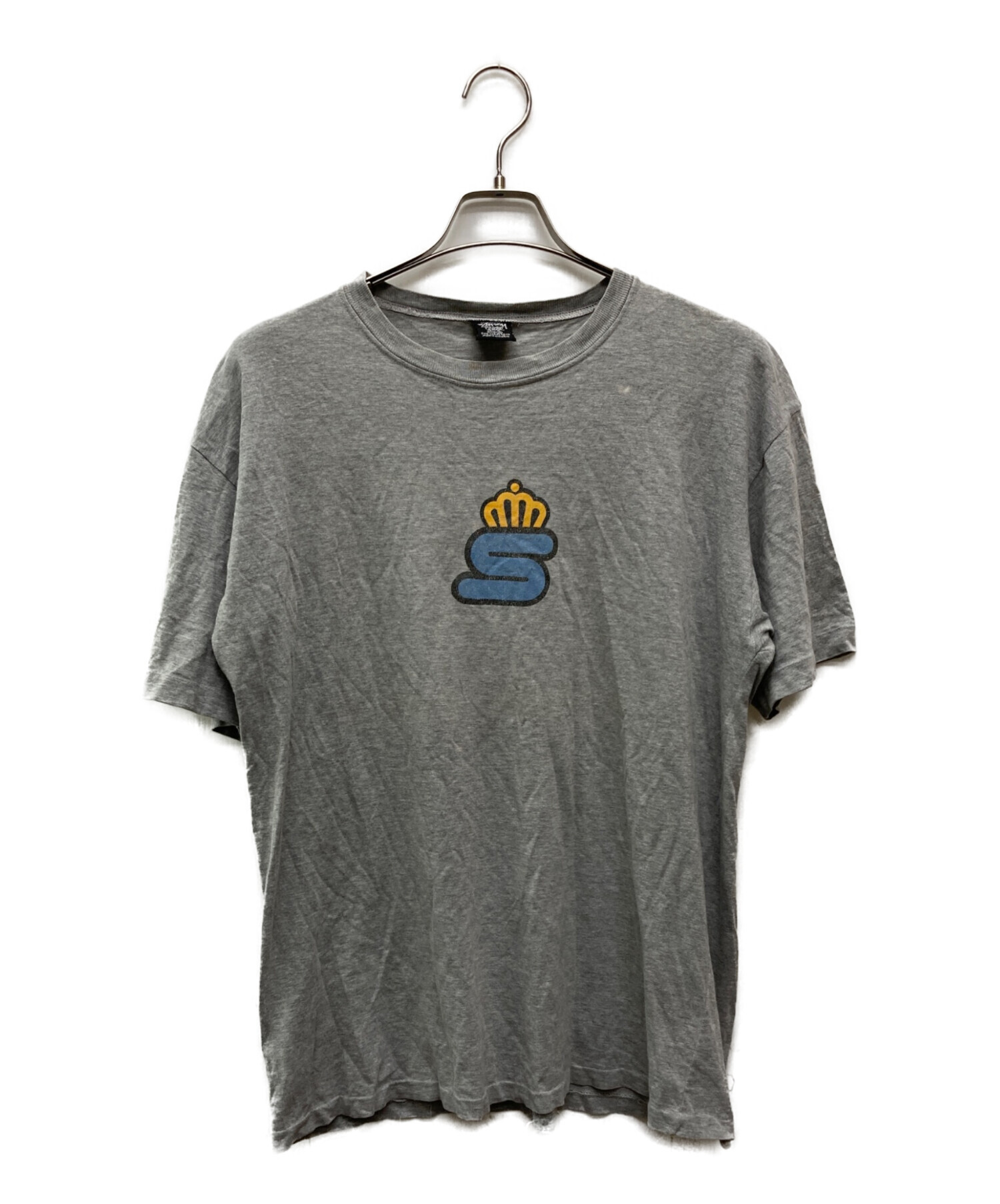 80s Stussy クラウンロゴ Tシャツ 激レアサイズ 中古・古着通販】stussy (ステューシー) 80's～90's クラウンSロゴT