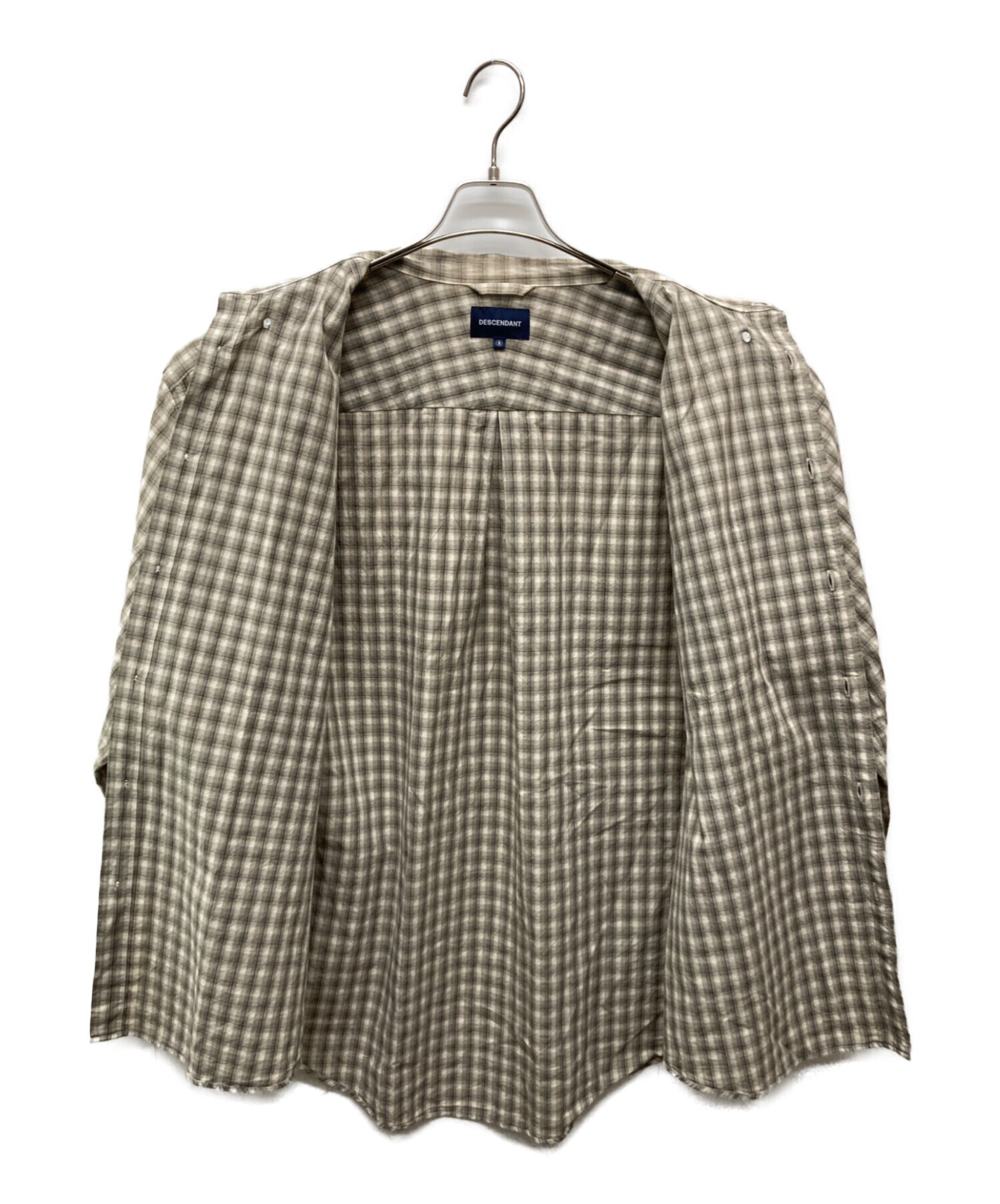 中古・古着通販】DESCENDANT (ディセンダント) KENNEDY'S PLAID LS