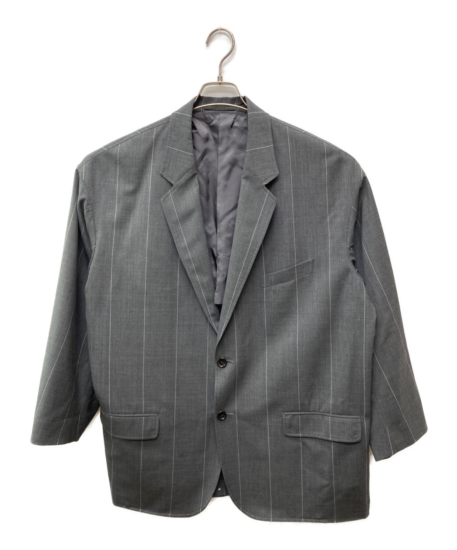 【未使用級】Graphpaper グラフペーパー テーラードジャケット 20AW 中古・古着通販】Graphpaper (グラフペーパー) Wide Stripe Wool