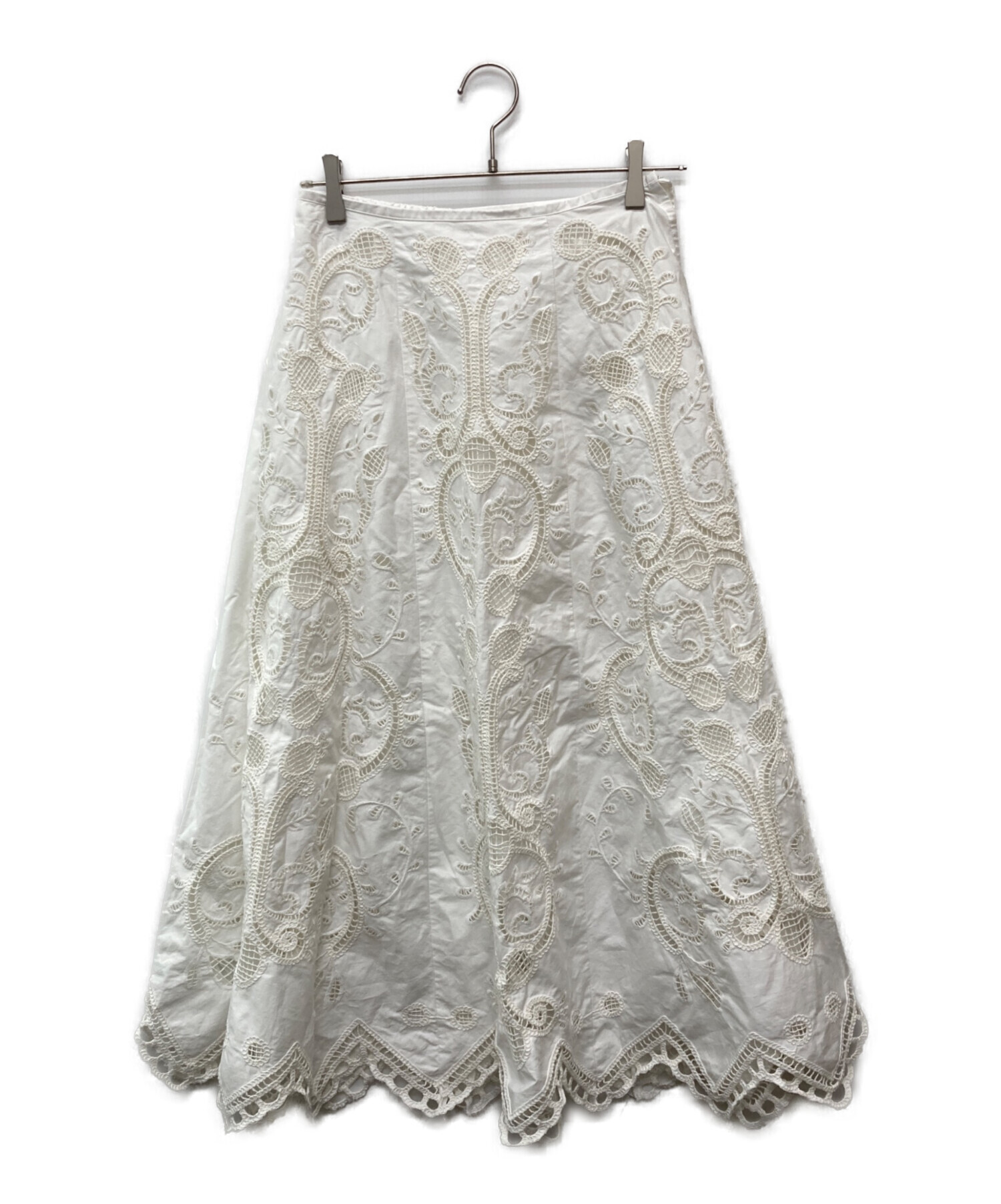 中古・古着通販】THE SHINZONE (ザ シンゾーン) EMBROIDERY LACE SKIRT