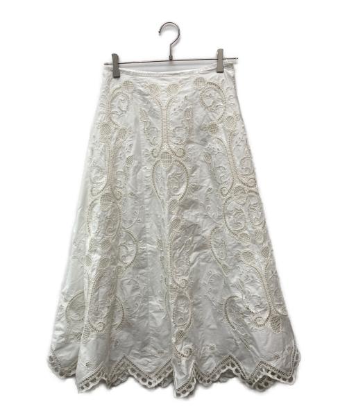 中古・古着通販】THE SHINZONE (ザ シンゾーン) EMBROIDERY LACE SKIRT