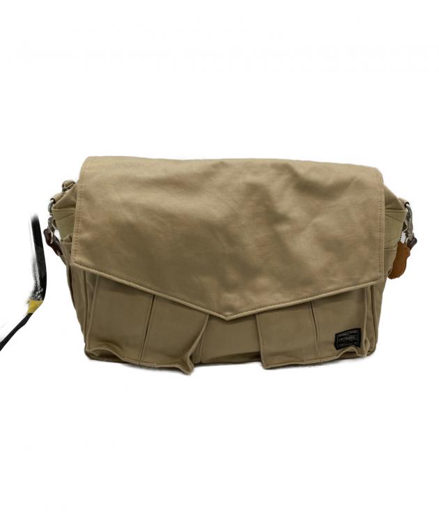 ポーターLOVE&PEACEショルダーバッグ ベージュ タグ付 新品未使用 希少 中古・古着通販】PORTER (ポーター) LOVE&PEACEショルダーバッグ/705