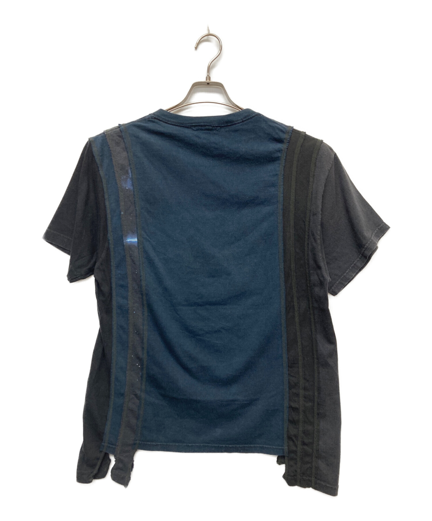 中古・古着通販】Needles (ニードルズ) 再構築Tシャツ ブラック サイズ 