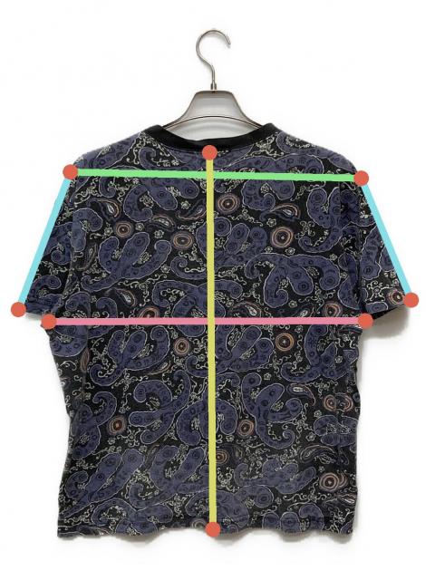 Stussy ペイズリー柄 ポケットTシャツ Mサイズ 中古・古着通販】stussy (ステューシー) 総柄ペイズリーポケットT