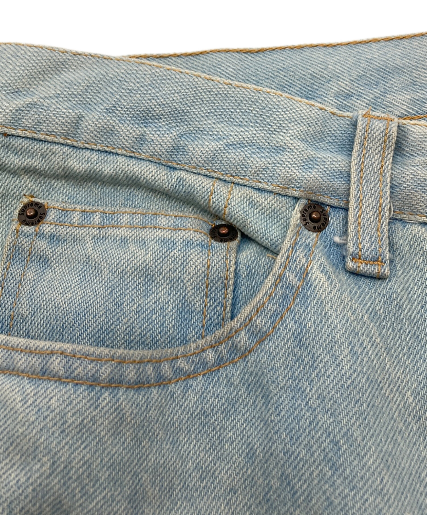 中古・古着通販】SUPREME (シュプリーム) Star Logo Denim Pants 