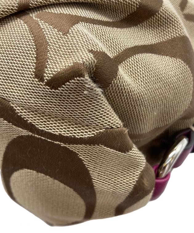 中古・古着通販】COACH (コーチ) シグネチャーワンショルダーバッグ
