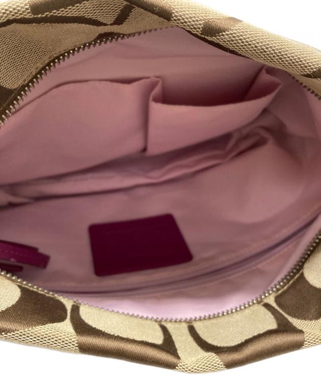 中古・古着通販】COACH (コーチ) シグネチャーワンショルダーバッグ