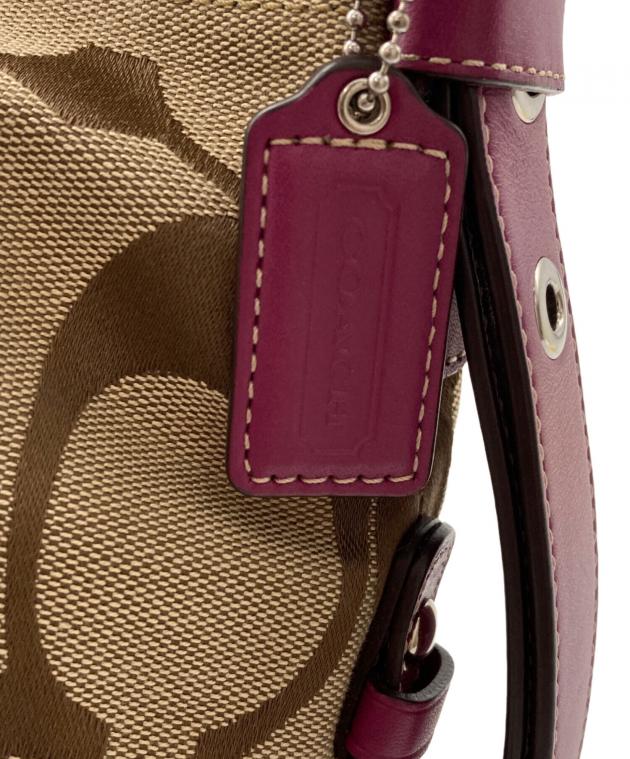 中古・古着通販】COACH (コーチ) シグネチャーワンショルダーバッグ