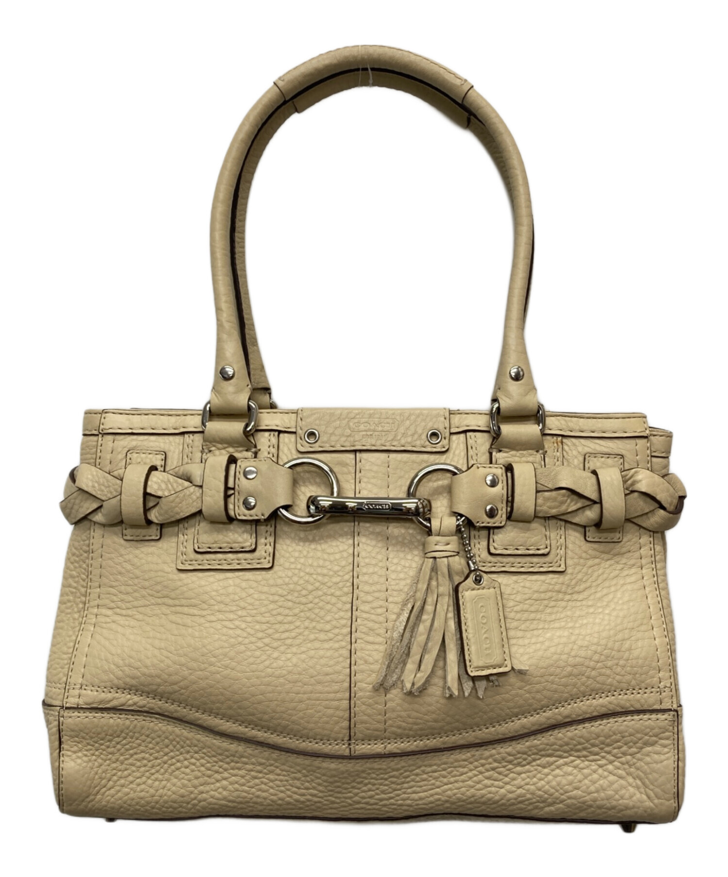 中古・古着通販】COACH (コーチ) Hamptons Carryall/ハンドバッグ 